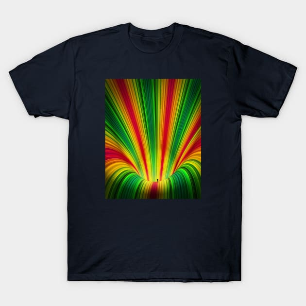 Trippy tunnel silhou optic T-Shirt by circlestances